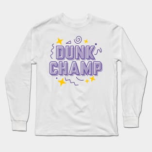 Dunk Champ Court Purple University Gold Long Sleeve T-Shirt